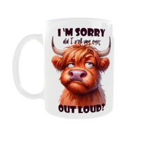 FUNNY HIGHLAND COW Gifts 11oz