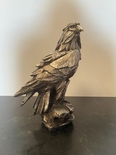 Silver Resin Eagle Statue