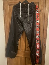 Elite Kick Boxing Mma Muay Thai Training Elasticated Trousers Mens 6/190 Cm