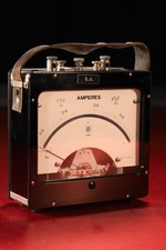 Vintage Crompton Parkinson Ammeter No 2099366 0-1.0-2.0A AC/DC