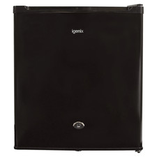 Igenix IG3711BL 47 Litre Lockable Table Top Fridge - Black 37842