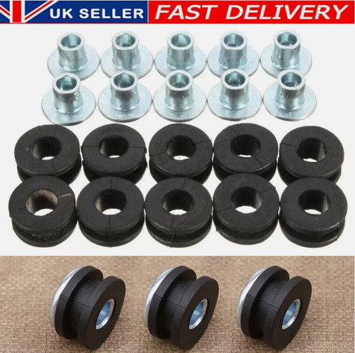 10x motorcycle rubber grommets - 10x,