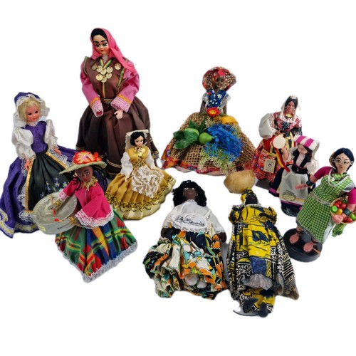 Vintage ethnic folk dolls - vintage,