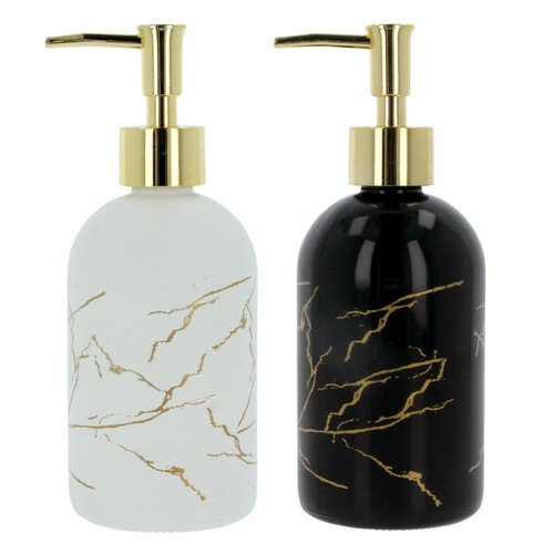 400ml glass marble lotion - glass,