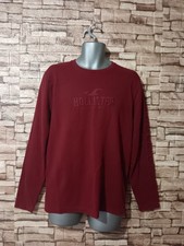 Hollister Mens Red Sweatshirt