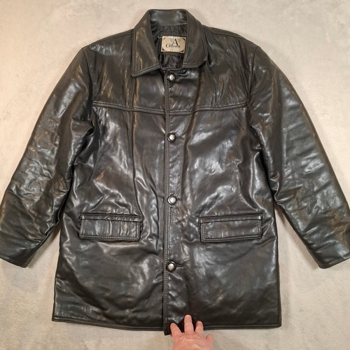 Collezioni leather coat - a,