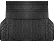 Large Heavy Duty Black Rubber Trim Fit Car Boot Mat Liner for Honda Civic Tourer