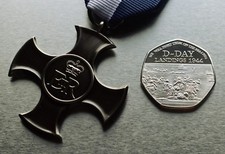 British Distinguished Service Medal & Silver WW2 D-Day Landings Commemorative