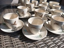 Vintage Royal Doulton The Coppice Coffee Set Pot 14 Coffee Cans Jug Bowl 1942