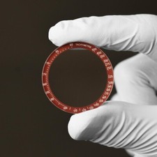 NEW OMEGA SPEEDMASTER MARK II TACHY CRYSTAL 145.034 MAROON