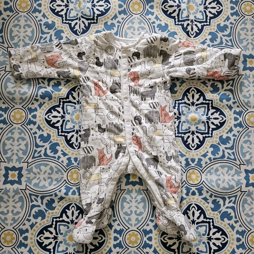 Mothercare padded sleepsuit