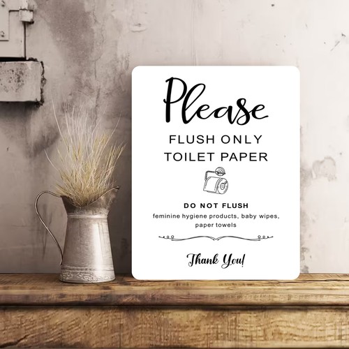Metal toilet sign - metal,
