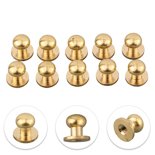 Miniature gold dresser knobs - dresser,