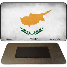 Cyprus flag novelty metal - flag,