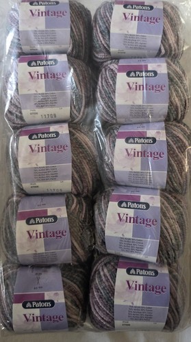 50g patons vintage - x,