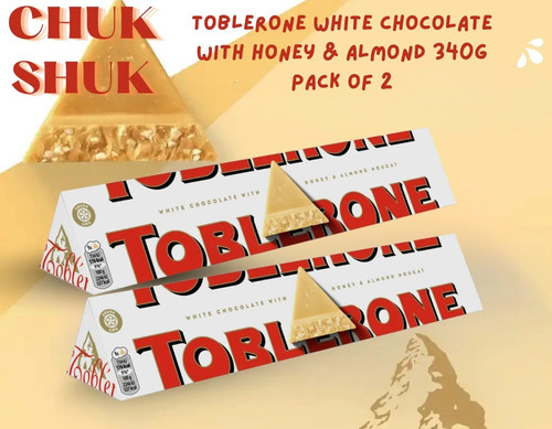 Toblerone white chocolate - white,