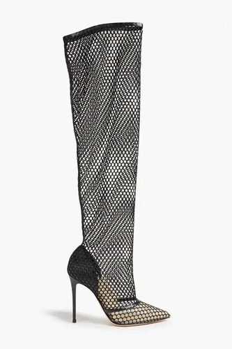 Gianvito rossi celia fishnet - rossi,