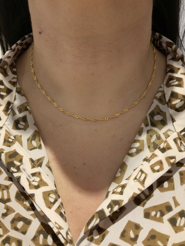 22k 22ct gold - gold, wave