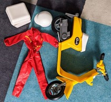 Vintage Pedigree Sindy Doll Scooter Moped Jumpsuit & Shoes Complete