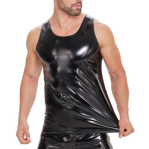 Men sexy pvc latex leather - latex,