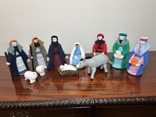 Handmade knitted nativity - nativity,