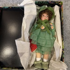 Lenci Moira Felt Doll With Certificate And Box
