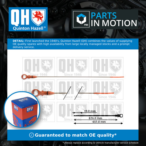 Dip stick fits ford - fiesta, mk6