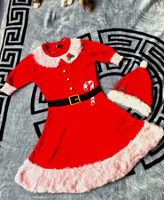 Mrs Claus Santa Dress With Hat