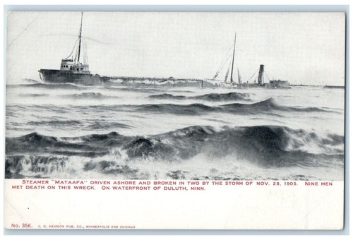 Steamer mataafa driver ashore - steamer,