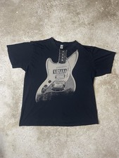 Vintage Nirvana T-Shirt 2005 Guitar Logo Black Mens Size L/XL Grunge Jagstang