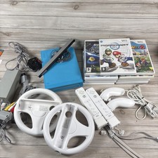 Huge Nintendo Wii Blue Console