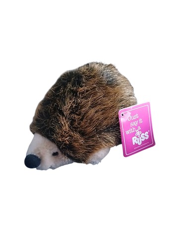 Russ plush hedgehog - 7”, soft