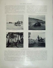 Original Old Antique Print