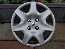 One Genuine Peugeot 15" Wheel Trim Hub Cap x1 207 307 Partner Van 308