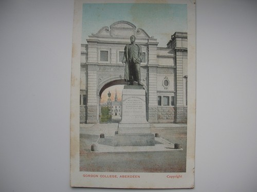 Aberdeen postcard gordon - aberdeen,