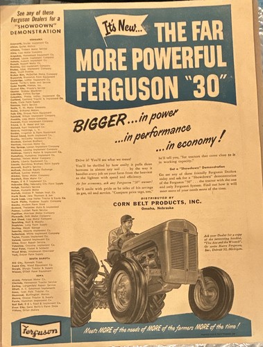 Ferguson tractor vintage - tractor,