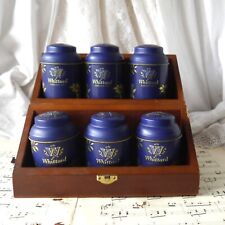 Whittard Of Chelsea Tea Box 6 X Empty Tea Cadies