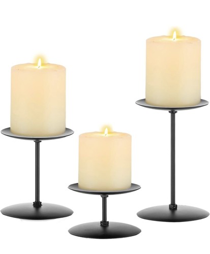 Romadedi black candle - candle, holders