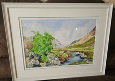 JIM CONLIN (SCOTTISH 1945-2024), Original Watercolour" Glencoe", Signed