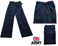 British Army Trews Scottish Regimental  Black Watch Trousers Old Pattern Tartan