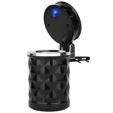 UK Car Led Smokeless Ashtray Holder Cup Travel Auto Cigarette Odor Smoke Remover