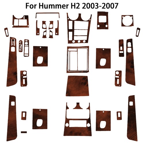 36pcs wood grain brown - 36pcs,