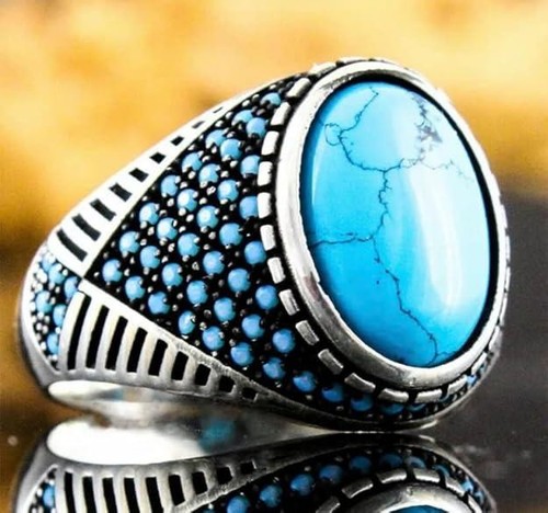 Blue turquoise firoza stone - blue, turquoise,