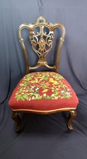 Ornate Antique Mahogany-Finish
