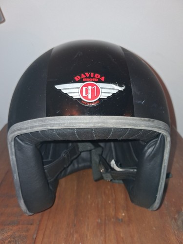 Davida vintage crash helmet - a,