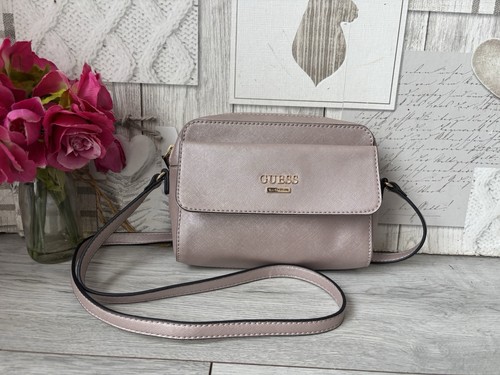 Guess pink mauve faux - pink/mauve, leather
