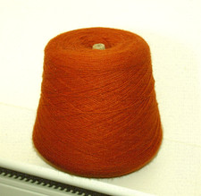 Cone Crochet, Hand Or Machine Knitting Yarn 580g Cone in Rust