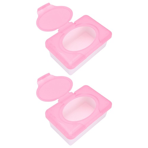 Pcs wipes box baby pink - 2,