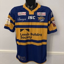 ISC Leeds Rhinos Home Rugby Shirt 2016 Carl Ablett Size Medium M