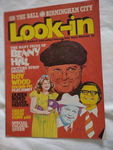 Vintage look magazines 1975 - look-in,
